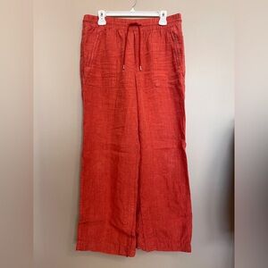 Athleta Women's Linen Wide Leg Pants, Size 12